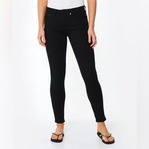 Rag & Bone Cate Mid-Rise Black Skinny Jeans